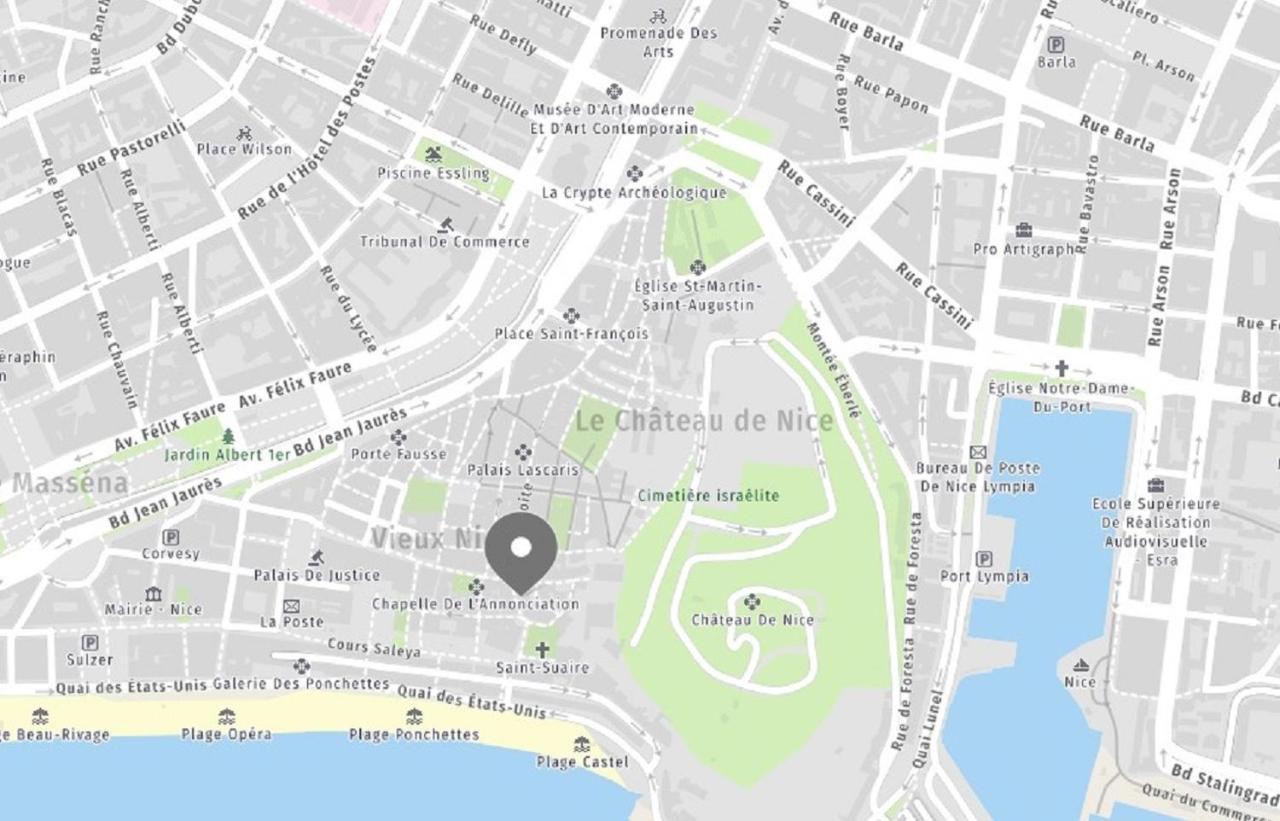 Aparthotel Riviera - Loft Gilly 1 - Old Town - 100 M Plage De La Promenade Des Anglais - Superbe Grand Studio Ac Νίκαια Εξωτερικό φωτογραφία